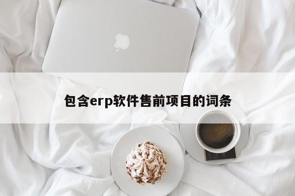 包含erp软件售前项目的词条