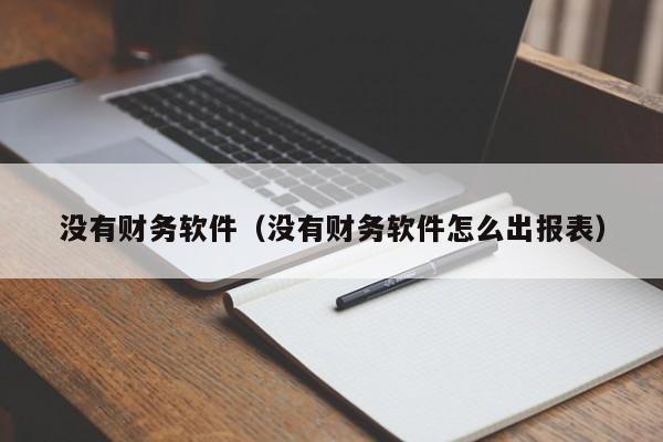 没有财务软件（没有财务软件怎么出报表）