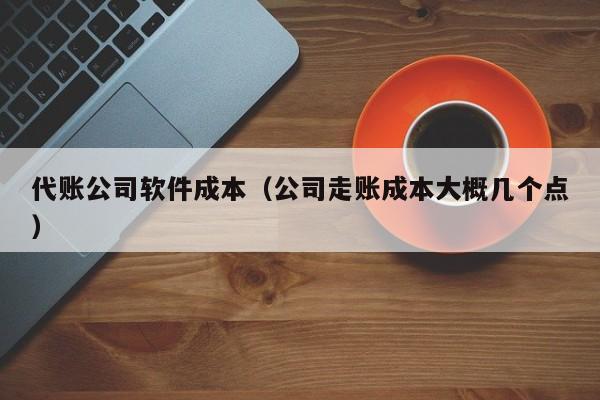 代账公司软件成本（公司走账成本大概几个点）