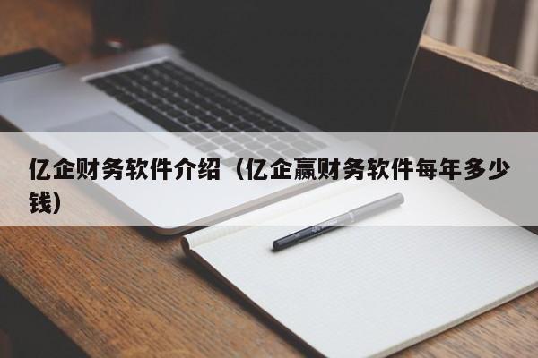 亿企财务软件介绍（亿企赢财务软件每年多少钱）