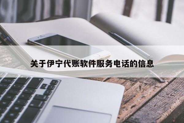 关于伊宁代账软件服务电话的信息