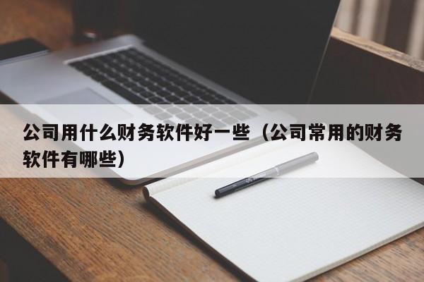 公司用什么财务软件好一些（公司常用的财务软件有哪些）