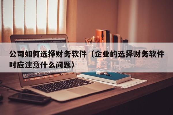 公司如何选择财务软件（企业的选择财务软件时应注意什么问题）