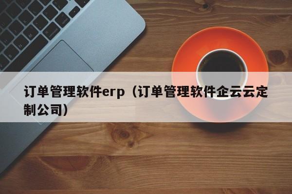 订单管理软件erp（订单管理软件企云云定制公司）