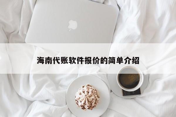 海南代账软件报价的简单介绍