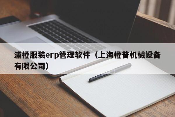 浦橙服装erp管理软件（上海橙普机械设备有限公司）