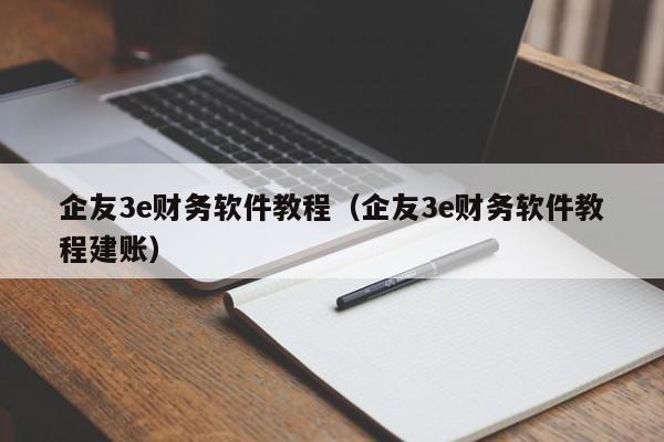 企友3e财务软件教程（企友3e财务软件教程建账）