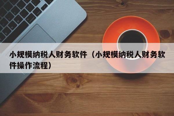 小规模纳税人财务软件（小规模纳税人财务软件操作流程）