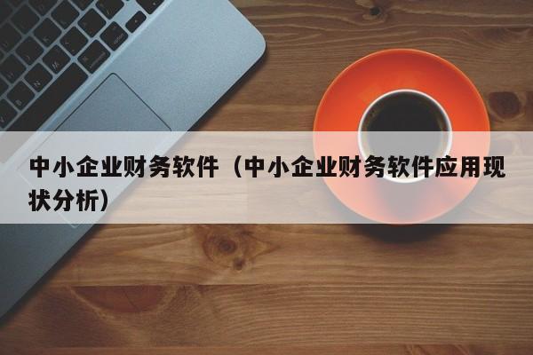 中小企业财务软件（中小企业财务软件应用现状分析）