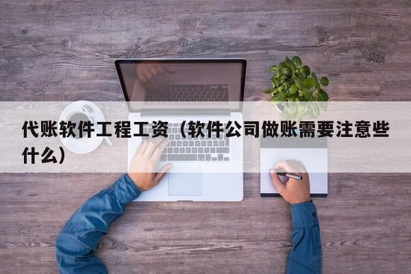 代账软件工程工资（软件公司做账需要注意些什么）