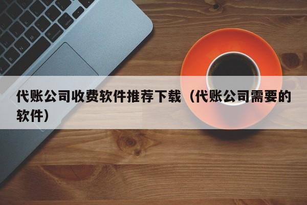 代账公司收费软件推荐下载（代账公司需要的软件）