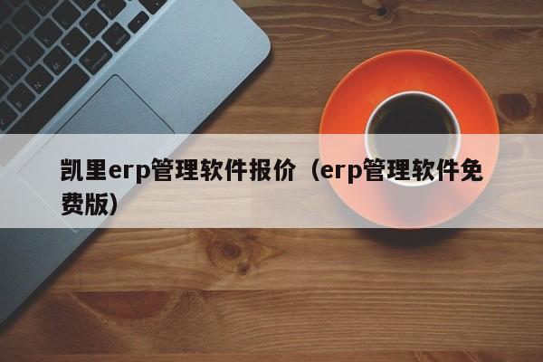 凯里erp管理软件报价（erp管理软件免费版）