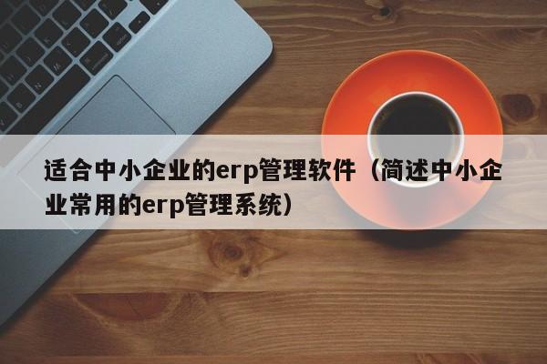 适合中小企业的erp管理软件（简述中小企业常用的erp管理系统）