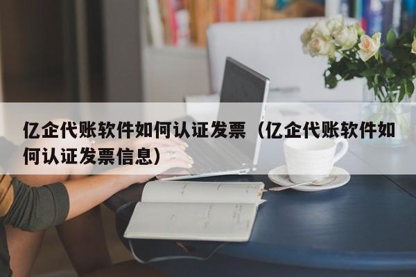 亿企代账软件如何认证发票（亿企代账软件如何认证发票信息）