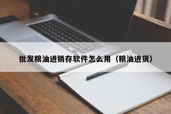 批发粮油进销存软件怎么用（粮油进货）