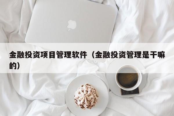 金融投资项目管理软件（金融投资管理是干嘛的）