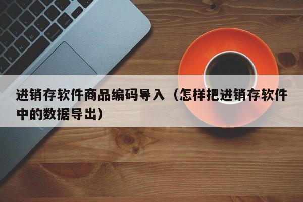 进销存软件商品编码导入（怎样把进销存软件中的数据导出）